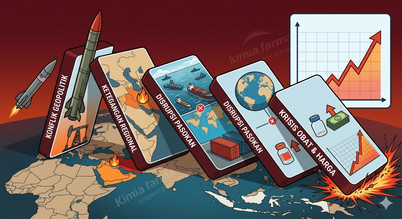 Efek Domino Geopolitik: Konflik AS–Iran Picu Disrupsi Pasokan API dan Stabilitas Harga Obat