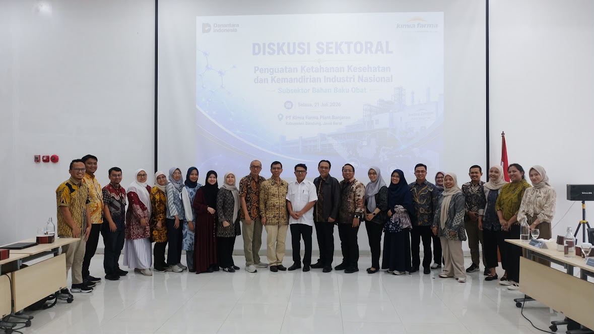 Sinergi Lintas Sektor: Dorong Kemandirian Bahan Baku Obat Nasional Lewat Diskusi Sektoral di PT. Kimia Farma Plant Banjaran
